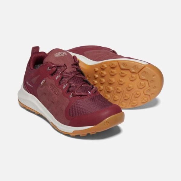 Keen | Women's Explore Waterproof-TAWNY PORT/SATELLITE