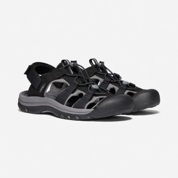 Keen | Men's Rapids H2 Sandal-Black/Steel Grey