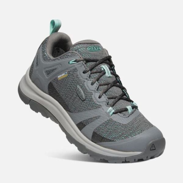 Keen | Women's Terradora II Waterproof Shoe-Steel Grey/Ocean Wave