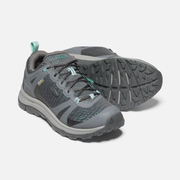 Keen | Women's Terradora II Waterproof Shoe-Steel Grey/Ocean Wave