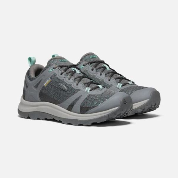 Keen | Women's Terradora II Waterproof Shoe-Steel Grey/Ocean Wave