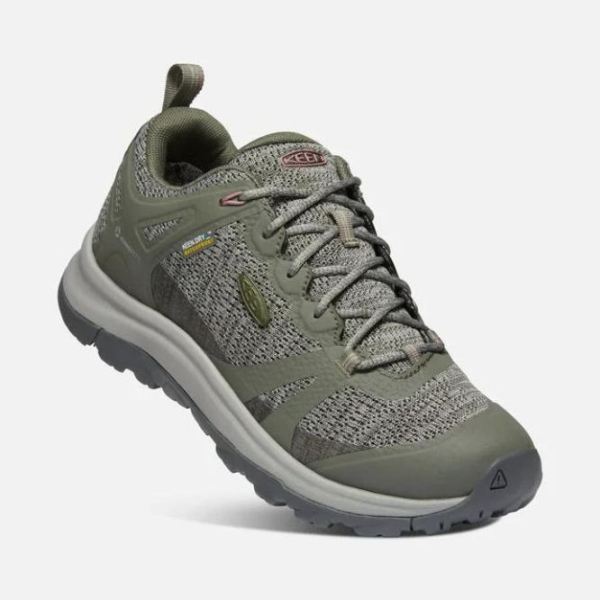 Keen | Women's Terradora II Waterproof Shoe-Dusty Olive/Nostalgia Rose