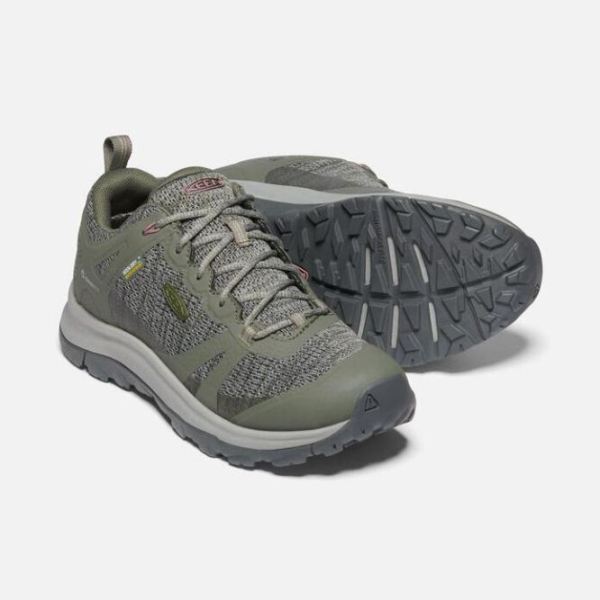 Keen | Women's Terradora II Waterproof Shoe-Dusty Olive/Nostalgia Rose