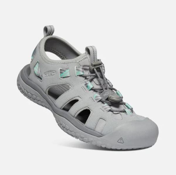 Keen | Women's SOLR Sandal-Light Gray/Ocean Wave