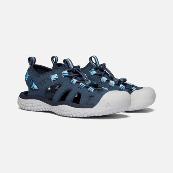 Keen | Women's SOLR Sandal-Navy/Blue Mist