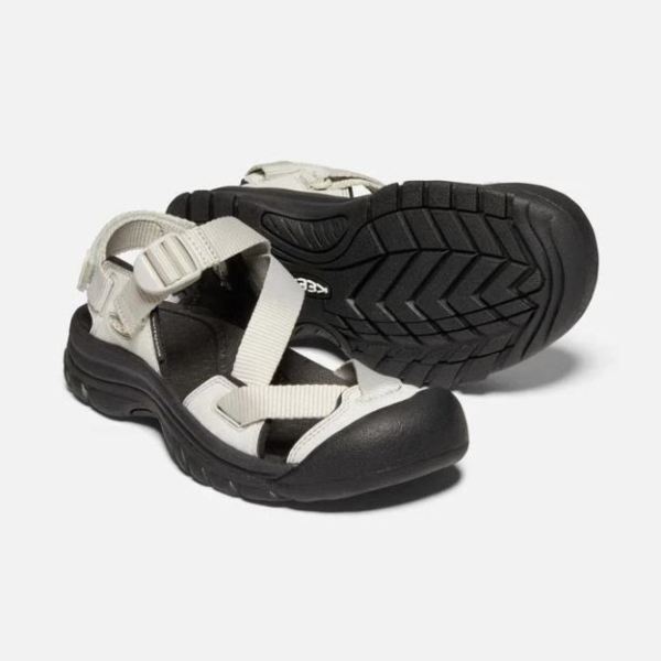 Keen | Women's Zerraport II Sandal-Silver Birch/Black