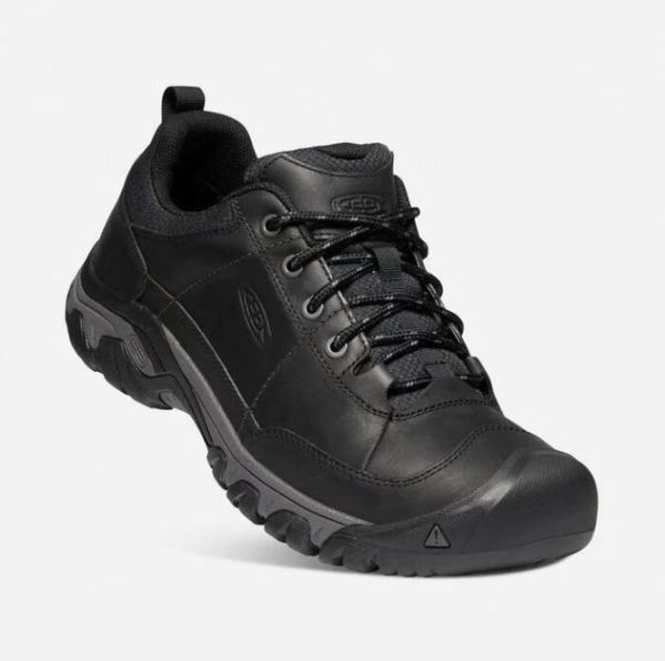 Keen | Men's Targhee III Oxford Shoe-Black/Magnet