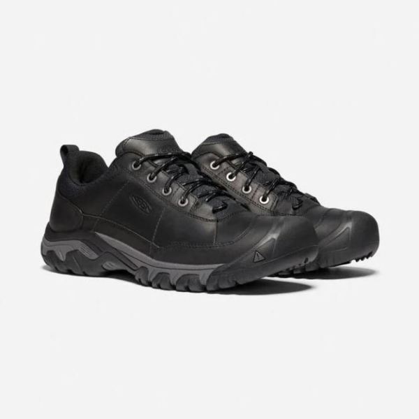 Keen | Men's Targhee III Oxford Shoe-Black/Magnet