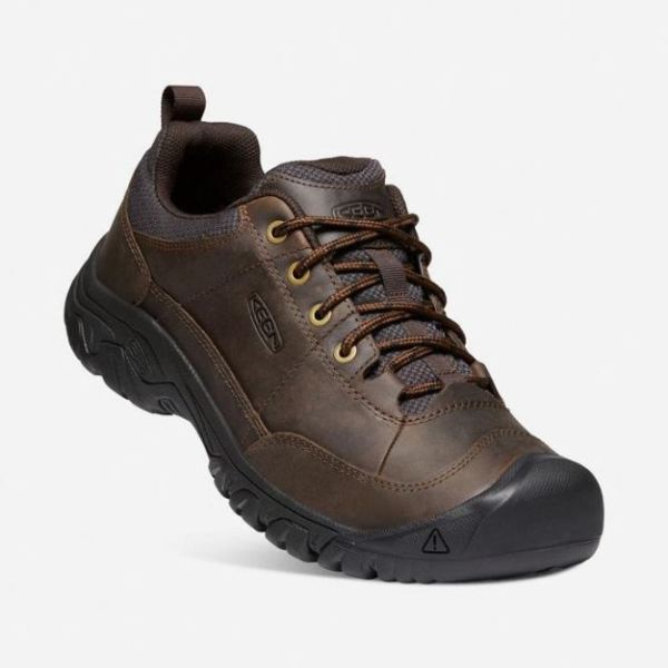 Keen | Men's Targhee III Oxford Shoe-Dark Earth/Mulch