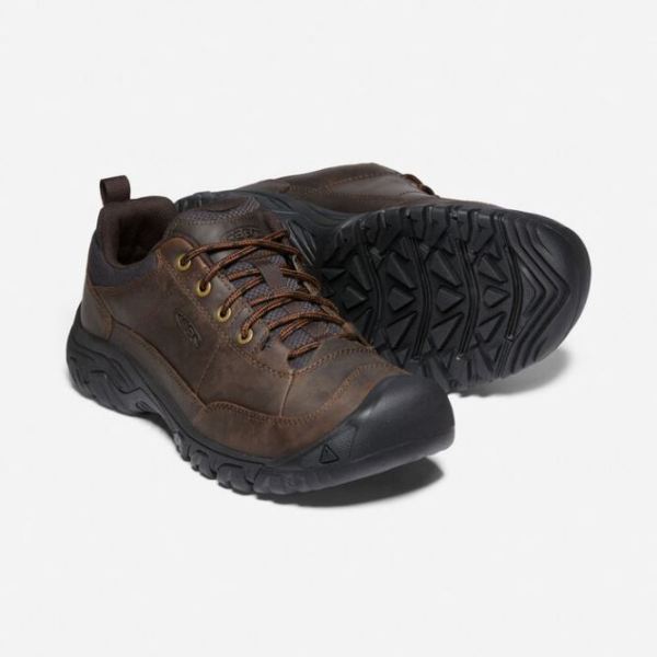 Keen | Men's Targhee III Oxford Shoe-Dark Earth/Mulch