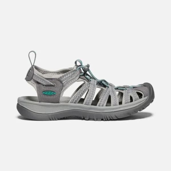 Keen | Women's Whisper-Medium Grey/Peacock Green