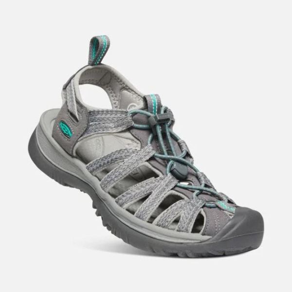 Keen | Women's Whisper-Medium Grey/Peacock Green