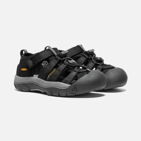 Keen | Little Kids' Newport H2-Black/Keen Yellow