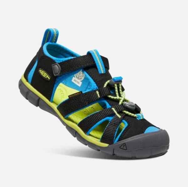 Keen | Big Kids' Seacamp II CNX-Black/Brilliant Blue