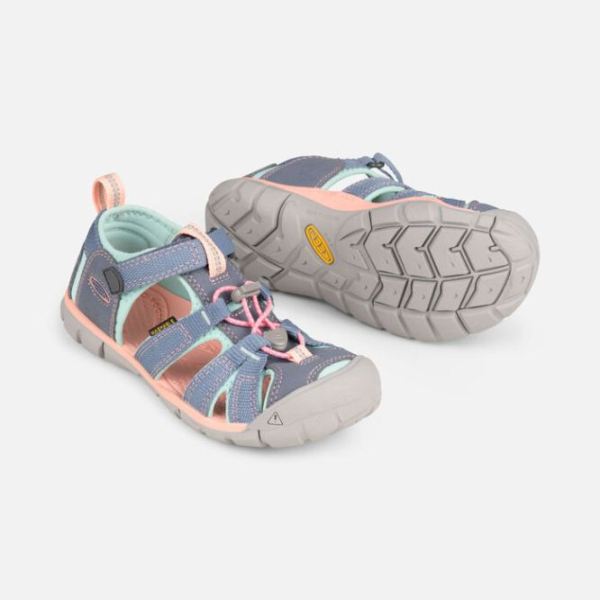 Keen | Big Kids' Seacamp II CNX-Flint Stone/Ocean Wave