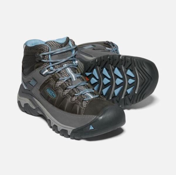 Keen | Women's Targhee III Waterproof Mid-Magnet/Atlantic Blue