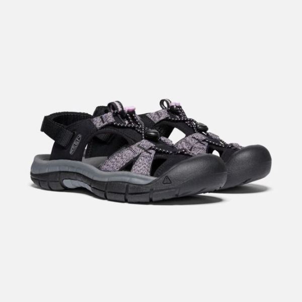 Keen | Women's Ravine H2 Sandal-Black/Dawn Pink