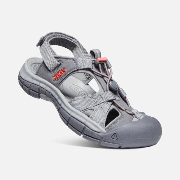 Keen | Women's Ravine H2 Sandal-Steel Grey/Coral