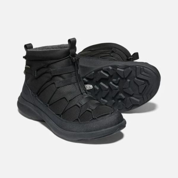 Keen | Men's UNEEK SNK Waterproof Chukka-Triple Black/Black