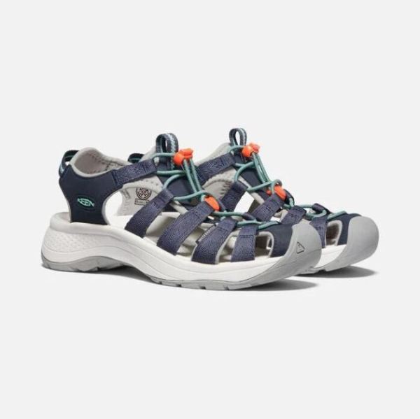 Keen | Women's Astoria West Sandal-Navy/Beveled Glass