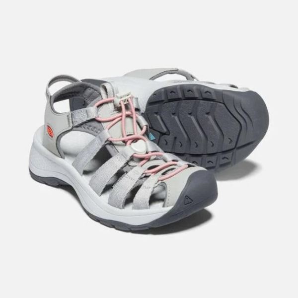 Keen | Women's Astoria West Sandal-Grey/Coral