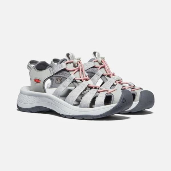 Keen | Women's Astoria West Sandal-Grey/Coral