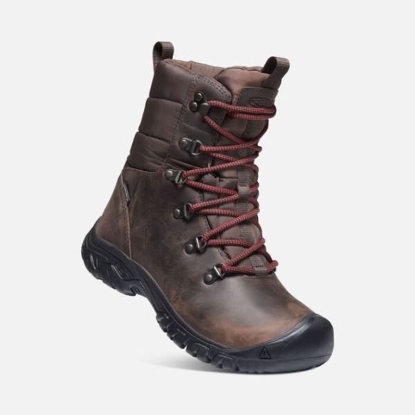 Keen | Women's Greta Waterproof Boot-Chestnut/Mulch