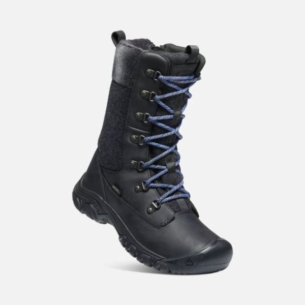 Keen | Women's Greta Tall Waterproof Boot-Black/Black