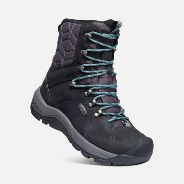 Keen | Women's Revel IV High Polar Boot-Black/North Atlantic