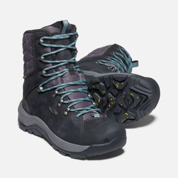 Keen | Women's Revel IV High Polar Boot-Black/North Atlantic