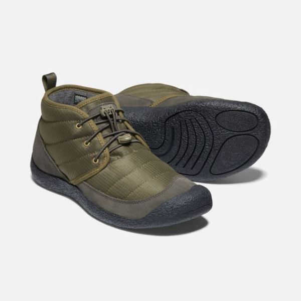 Keen | Men's Howser II Chukka-Dark Olive/Black