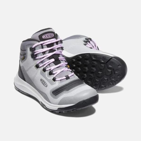 Keen | Women's Tempo Flex Waterproof Boot-Steel Grey/African Violet