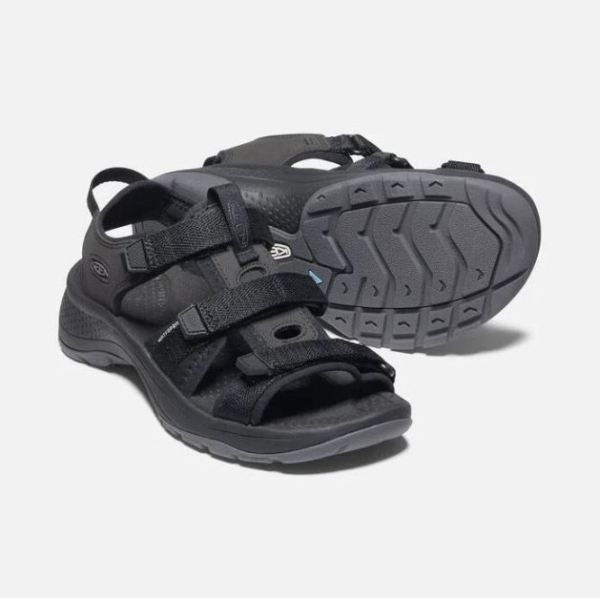 Keen | Women's Astoria West Open-Toe Sandal-Black/Black