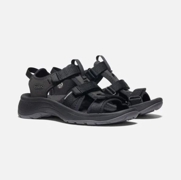 Keen | Women's Astoria West Open-Toe Sandal-Black/Black