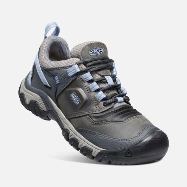 Keen | Women's Ridge Flex Waterproof-Steel Grey/Hydrangea