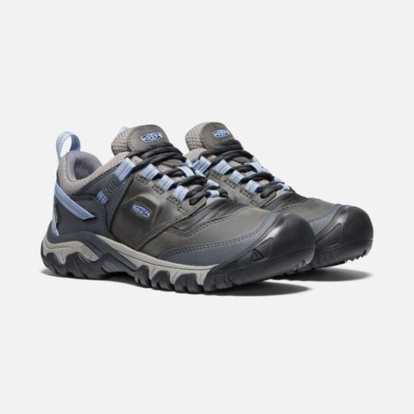 Keen | Women's Ridge Flex Waterproof-Steel Grey/Hydrangea