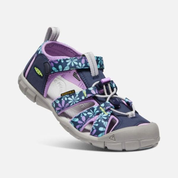 Keen | Big Kids' Seacamp II CNX-Black Iris/African Violet