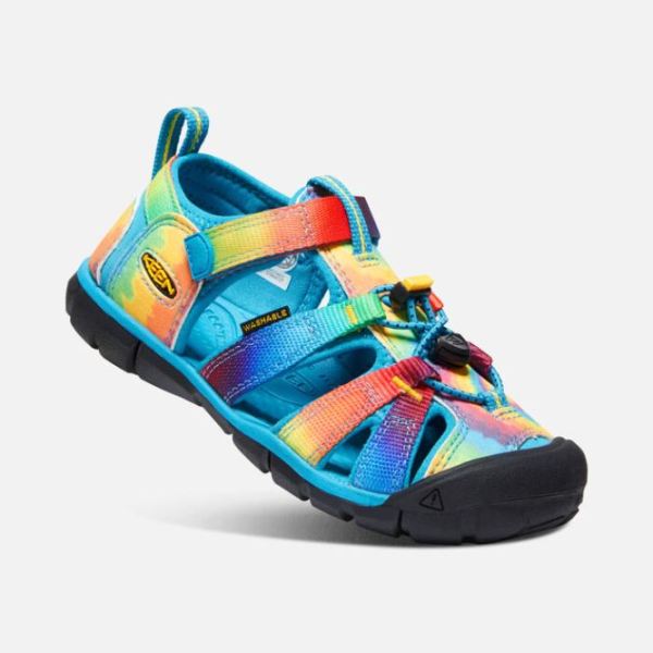 Keen | Big Kids' Seacamp II CNX-Vivid Blue/Original Tie Dye