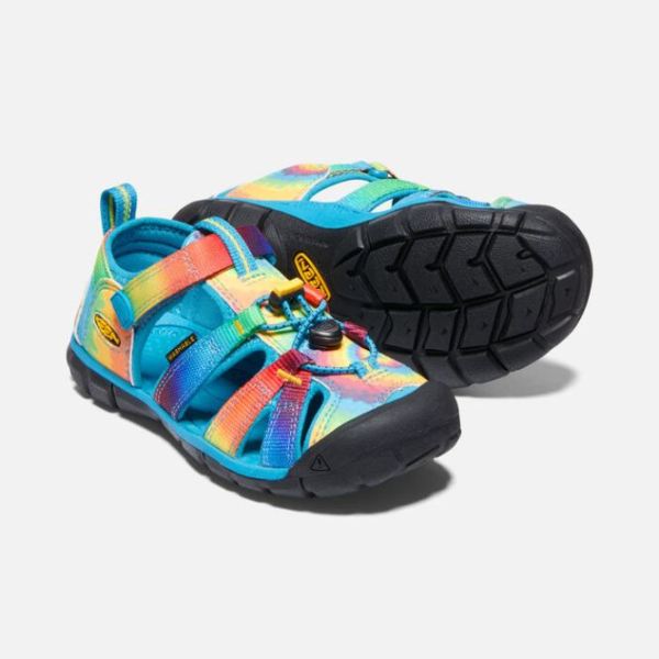 Keen | Big Kids' Seacamp II CNX-Vivid Blue/Original Tie Dye