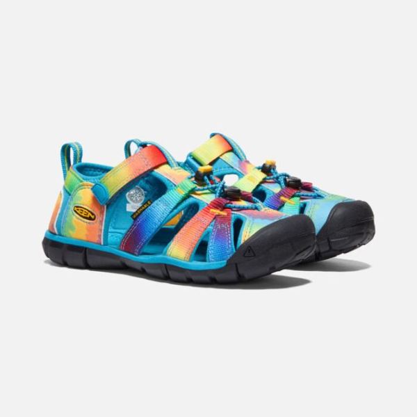 Keen | Big Kids' Seacamp II CNX-Vivid Blue/Original Tie Dye