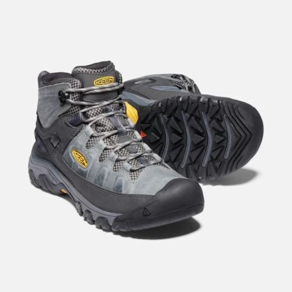 Keen | Men's Targhee III Waterproof Mid-Drizzle/KEEN Yellow