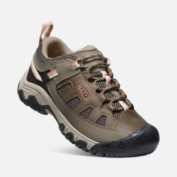 Keen | Women's Targhee Vent-Stone Gray/Brick Dust