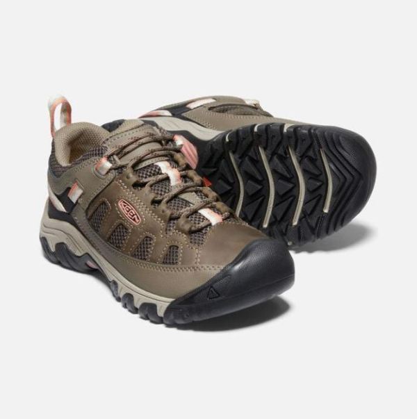 Keen | Women's Targhee Vent-Stone Gray/Brick Dust