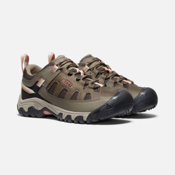 Keen | Women's Targhee Vent-Stone Gray/Brick Dust