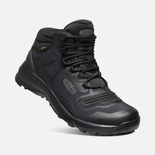 Keen | Men's Tempo Flex Waterproof Boot-Triple Black