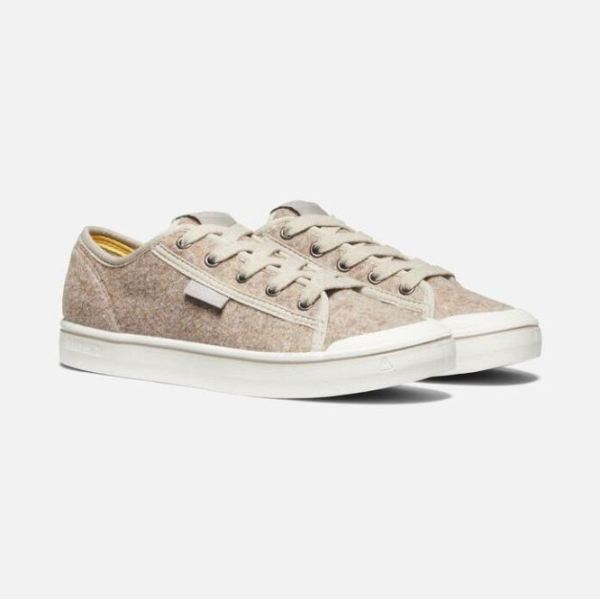 Keen | Women's Elsa Lite Felt Sneaker-Taupe Felt/Silver Birch