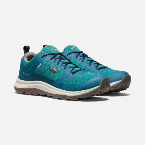 Keen | Women's Terradora II Waterproof Shoe-Blue Coral/Blue Nights