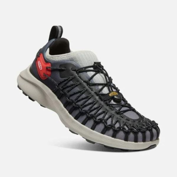 Keen | Men's UNEEK SNK Sneaker-Black/Red Carpet