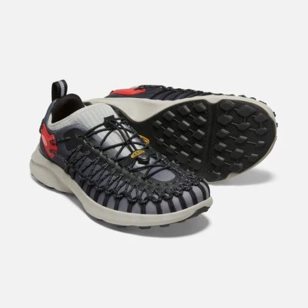 Keen | Men's UNEEK SNK Sneaker-Black/Red Carpet