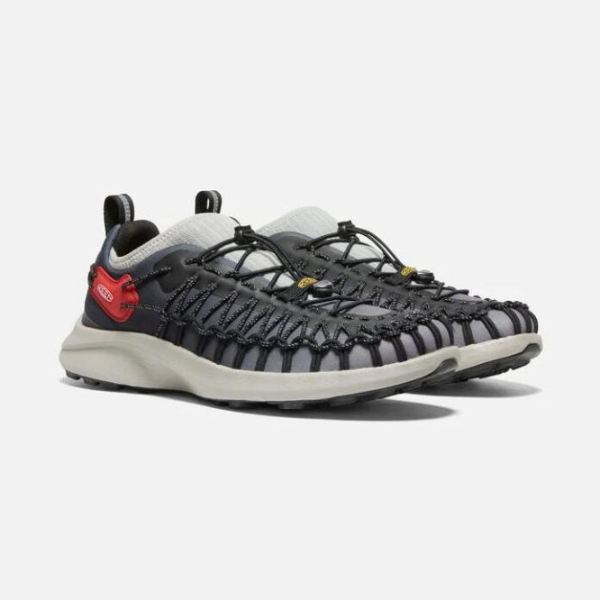 Keen | Men's UNEEK SNK Sneaker-Black/Red Carpet